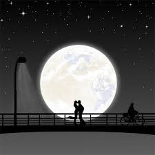 Imagen Gratis En Pixabay Luna Noche Pareja Luna Llena Luna Llena Buenas Noches Luna Bosquejos De Animales