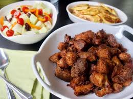How To Make Haitian Griot Or Pork Bits Noubess Caribbean Green Living Recipe Haitian Food Recipes Hatian Food Recipes
