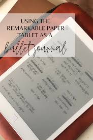 The remarkable 2 is an e ink based 'paper tablet' that mimics the feel of paper for all your writing the remarkable 2 tablet itself retails for $399, with a choice of the basic marker stylus at $49 or the. 9 Remarkable Ideen Paper Tablet Filofax Einlagen Selber Machen Planer Tagebuch