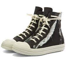 Sign up to get notified of upcoming drops. Rick Owens Drkshdw Nylon Detail High Top Sneaker Rick Owens