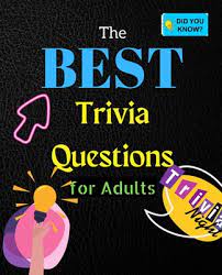 Triviawell (trivia·well) is a curated collection of fun trivia questions and answers — from science to sports, music to movies, everyday we release new trivia questions across a broad range of topics. The Best Trivia Questions For Adults Fun And Challenging Trivia Questions Play With The Your Family Or Friends Tonight And Become A Champion 500 Qu Paperback Bookpeople
