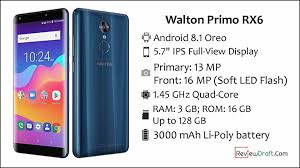 Walton Primo Rx6 Price In Bangladesh Full Specification Review Draft Mobile Offers Cell Phone Deals Phone