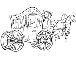 The benefits of coloring pages: Cinderella Carriage Coloring Pages Coloring Home