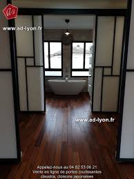 Une Superbe Entree De Salle De Bain Avec Nos Cloisons Coulissantes Japonaises Cloison Cloison Coulissante Cloison Japonaise
