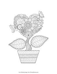 You can print or color them online at getdrawings.com for absolutely free. Heart Flower Coloring Page Free Printable Pdf From Primarygames