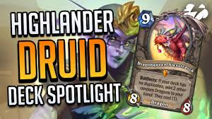 I'm eager to share my guide with you. Highlander Druid Deck Spotlight Tempo Strategy Deck Guide Hearthstone Darkmoon Faire Youtube