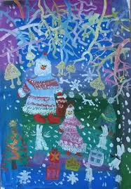 конкурсы для детей на новый год в детском саду Dlya Detej Novyj God Detskie Risunki Detskoe Iskusstvo Novyj God