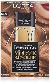 Loreal Paris Hair Color Superior Preference Mousse Absolue 700 Pure Dark Blonde