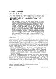 A cover letter serves as a formal introduction to your resume, and allows you to expand on various aspects of your work history. Pdf Patient Competence And Professional Incompetence Disagreements In Capacity Assessments In One Australian Jurisdiction And Their Educational Implications