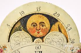 Pennsylvania Chippendale tall case clock sold at auction