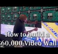 How to build a $60,000 Video Wall (full install video) - YouTube