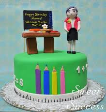 Happy Birthday Cake For Teacher With Name Edit Teacher Cake Teacher Cakes Teacher Birthday Cake Cake