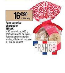 Offre Pain Surprise Charcutier Tipiak Chez Cora