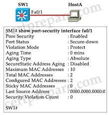 A switch that does not provide port security allows an attacker to attach a system to an unused, enabled port and to it also sends an snmp trap, increments the violation counter and makes a syslog message. Ensdwi Training Port Security Questions