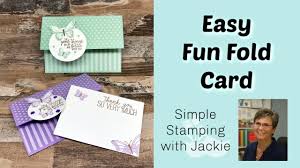 You can apply this template to any size card you like, my card is a 5 x 7 size with a 4.3/4 x 6.3/4 and 4.1/2 & 6.1/2 mat and layer. Fun Fold Card You Can Make Quick Easy Youtube