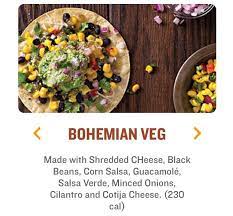Qdoba Bohemian Veg Taco Recipe Exclude Cheese For Vegan Option Veg Recipes Healthy Eating Recipes Vegan Recipes Healthy