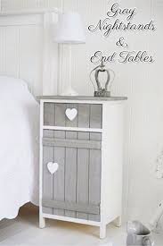Gray Accent Tables And Gray End Tables We Love Clever Diy Ideas Shabby Chic Grey Bedroom Shabby Chic Bedroom Furniture Chic Bedroom Decor
