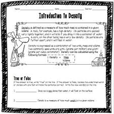A block of lead has dimensions of 4.50 cm by 5.20 cm by 6.00 cm. Introduction To Density Worksheet By Adventures In Science Tpt
