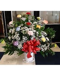 Check spelling or type a new query. Mixed Color All Carnations Babies Breath Funeral In Henderson Ky Shaw S Flowers Inc