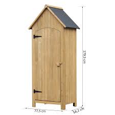 Gartenhäuser aus kunststoff sind günstig und langlebig, der i. Outsunny Gartenschrank Holz Giebeldach Gerateschuppen Gartenhaus Gerateschrank Ebay