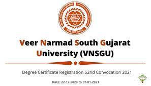 Finance & management accountancy, b.com/ bba degree, marks in the last qualifying examination. Veer Narmad South Gujarat University Vnsgu Online Apply For Degree Certificate Top Education News