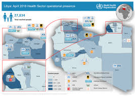 Libya Health Sector Operational Presence Map April 2018