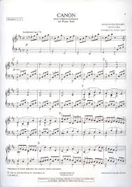 Canon And Gigue In D Major Piano Sheet Music Pachelbel Canon For Piano Original Pachelbel S Canon The Originals Piano