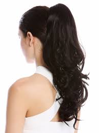 Human hair blend full wig long wavy w bangs off black burgundy mix hair piece. Ponytail Hairpiece Extensions Optional Combs Clamp Long Wavy Slightly Curled Black 17 Mkb 30 V