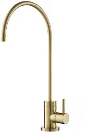 The brand is known for their focus on modern, minimalist that being said, kitchen faucets from kraus still hold their sinks with strength in build, providing households with excellent, basic functionality. Kraus Ff100bg Beverage Dispenser With 1 0 Gmp Flow Rate Brass Construction Ceramic Cartridge High Arc Spout Lever Handle And Ada Compliant Brushed Gold