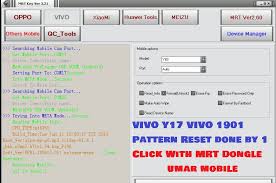 Mrt dongle is mobile repair tool dongle, mrt dongle is the effective cell phone flash, unlock, remove password and imei repair tool, mrt dongle allows you . Vivo Y17 Vivo 1901 Pattern Reset Done By 1 Click With Mrt Dongle Gsm Forum