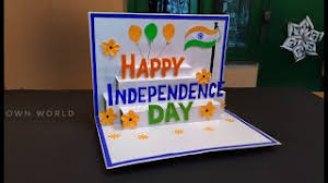 Cards tagged with independence day. How To Make Independence Day Card Independence Day Greeting Card Making