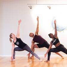 This yoga class is a blend of breathing, moving, and relaxation. Zura Montclair Home Facebook