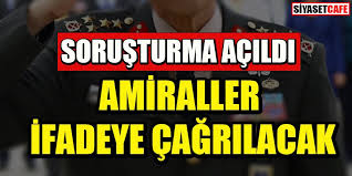 Ankara cumhuriyet başsavcılığı, 103 emekli amiralin açıklamasına ilişkin soruşturma başlatıldığını duyurdu. Gsxjsu Jvcawfm