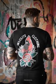 Traditional Bird Tattoo Design Flash On T Shirt Made By Insolite Clothing Tattoo T Shirts Tattoo Shirts Traditional Tattoo Design