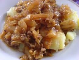 Krautgulasch Mit Weisskohl Oder Wirsingkohl Rezept Rezept Krautgulasch Wirsingkohl Weisskohl