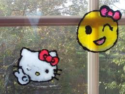 How to install static cling window film Totally Diy Window Clings How To Make A Window Cling How To By Cupcake Warrior