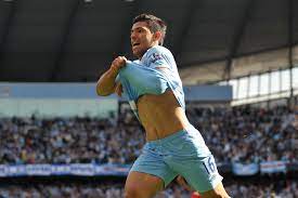 Sergio aguero celebrates after scoring in the 94th minute of the last match of the 2012 premier league season (file photo/afp) Iconic Moment Aguero Wins Man City S First Title