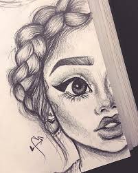 1001 Idees Pour Realiser Un Dessin Swag Hommage A La Fille Swag Pencil Drawing Images Girl Drawing Sketches Cool Pencil Drawings