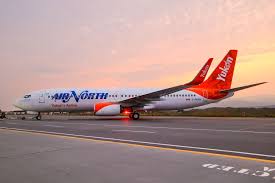 Inaugural Air North, Yukon's Airline Boeing 737-800 Flight Takes Off | Fly Air North