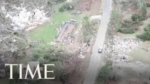 The funnel caused heavy damage in the city of fultondale, a northern suburb of birmingham. Drone Footage Shows Extent Of Alabama Tornado Damage Time Youtube