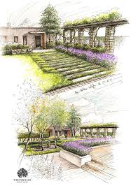 In contemporary practice, landscape design bridges the space between landscape architecture and garden design. Gardens Garden Design Landscape Design Gardening Tuinen Jardin Modern Gardens Form Landscape Design Drawings Garden Landscape Design Garden Architecture