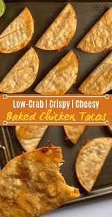 Baked Chicken Tacos Keto Lowcarb Food Filling Recipes Baked Chicken Tacos