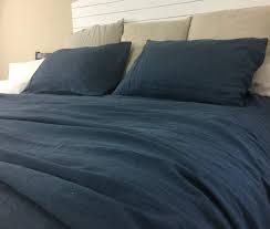 Levtex home washed linen king duvet cover in cream. Dusty Blue Linen Duvet Cover King Linen Duvet Cover Blue Linen Bedding Duvet Cover King Natural Fabric Wash Linen Duvet Bedding Set Queen Home Living Bedding Delage Com Br