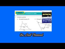 Soal dan jawaban matematika kelas 9 tentang kesebangunan dan kekongruenan. Latihan 4 4 No 7 8 Mat Kelas 9 Bab 4 Kekongruenan Dan Kesebangunan Bangun Datar Youtube