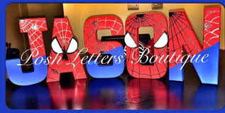 Spiderman Letters Spiderman Birthday Super By Poshlettersboutique Spiderman Theme Party Spiderman Birthday Party Marvel Birthday Party