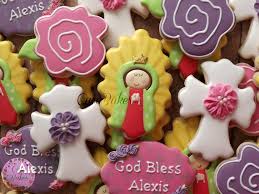 Cake Decorating Blessed Mother Birthday Cake For Mother Mary Virgin Mary Communion Cookies Cookie Connection Mexican Wedding Cookies Cookie Decorating Cookie Connection