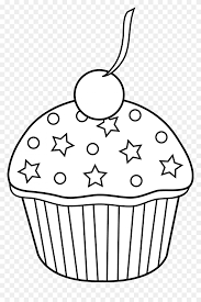 We provide coloring pages, coloring books, coloring games, paintings, and coloring page instructions here. Cute Cupcake Outline To Color In Coloring Book Pages Cupcakes Muffin Clipart Black And White Stunning Free Transparent Png Clipart Images Free Download