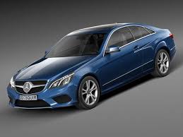 Mercedes Benz E Class Coupe 2015 3d Model 96459818