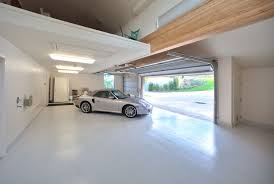 White Garage Garage Interior Modern Garage Garage Design