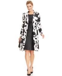 Le Suit Floral Topper Dress Suit Macys Com Fashion Dresses Dresses Fashion